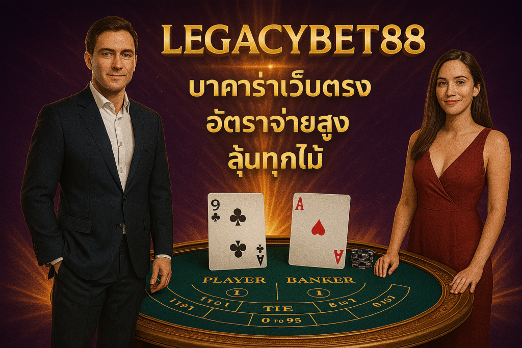 LEGACYBET88 บาคาร่าเว็บตรง อัตราจ่ายสูง ลุ้นทุกไม้